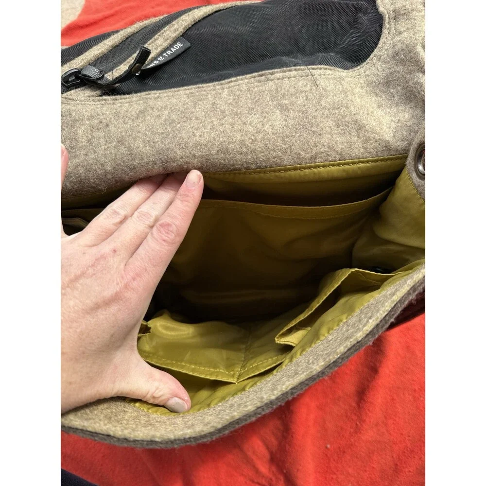 Sons of Trade Wool Canvas Diaper Bag Messenger Shoulder Bag Unisex